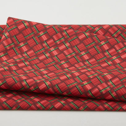 Evergreen Bows Favorites - Bias Plaid Red 2 Yard Cuts