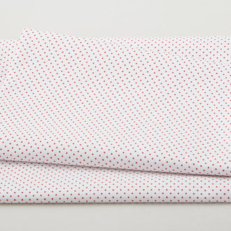 Evergreen Bows Favorites - Dots White/Red 2 Yard Cuts