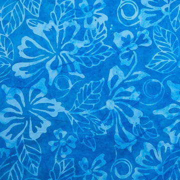 Java Batiks - Blue Love Blue 2 Yard Cut