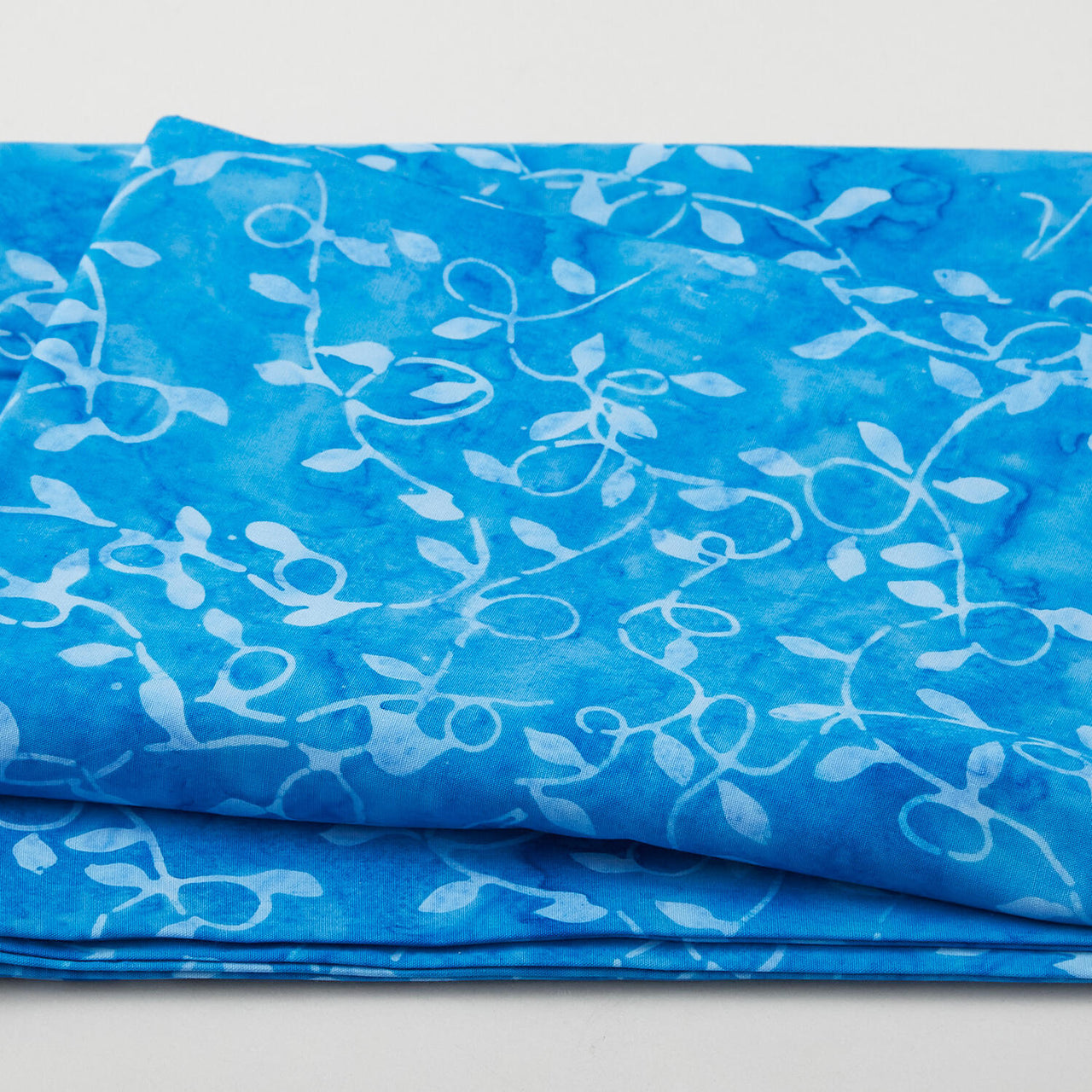 Java Batiks - Delicate Vine Blue 2 Yard Cut