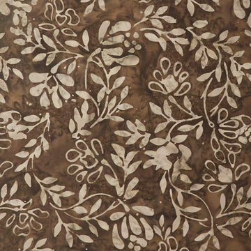 Java Batiks - Autumn Topiary Brown 2 Yard Cut