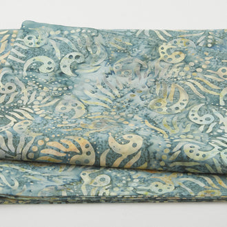 Java Batiks - Fiddlehead Green 2 Yard Cut