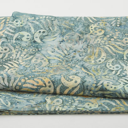 Java Batiks - Fiddlehead Green 2 Yard Cut
