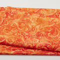 Java Batiks - Orange Scroll Orange 2 Yard Cut
