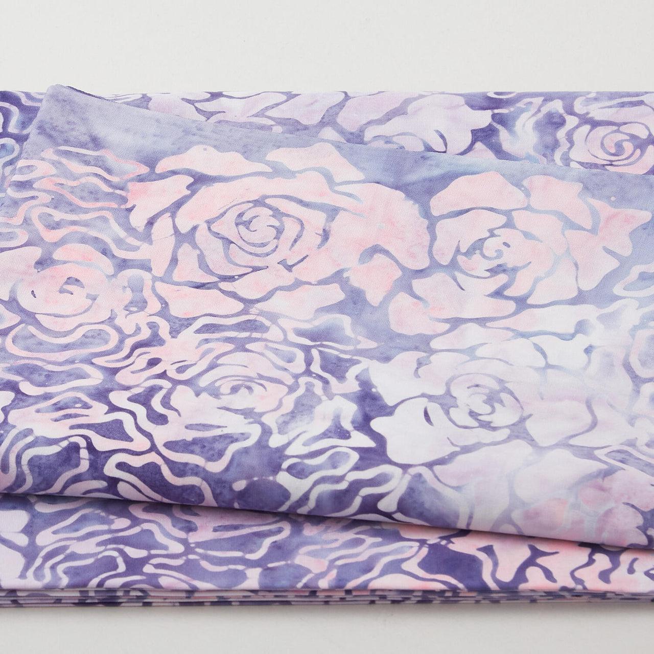 Java Batiks - Royal Roses Purple 2 Yard Cut