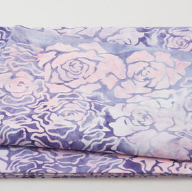 Java Batiks - Royal Roses Purple 2 Yard Cut