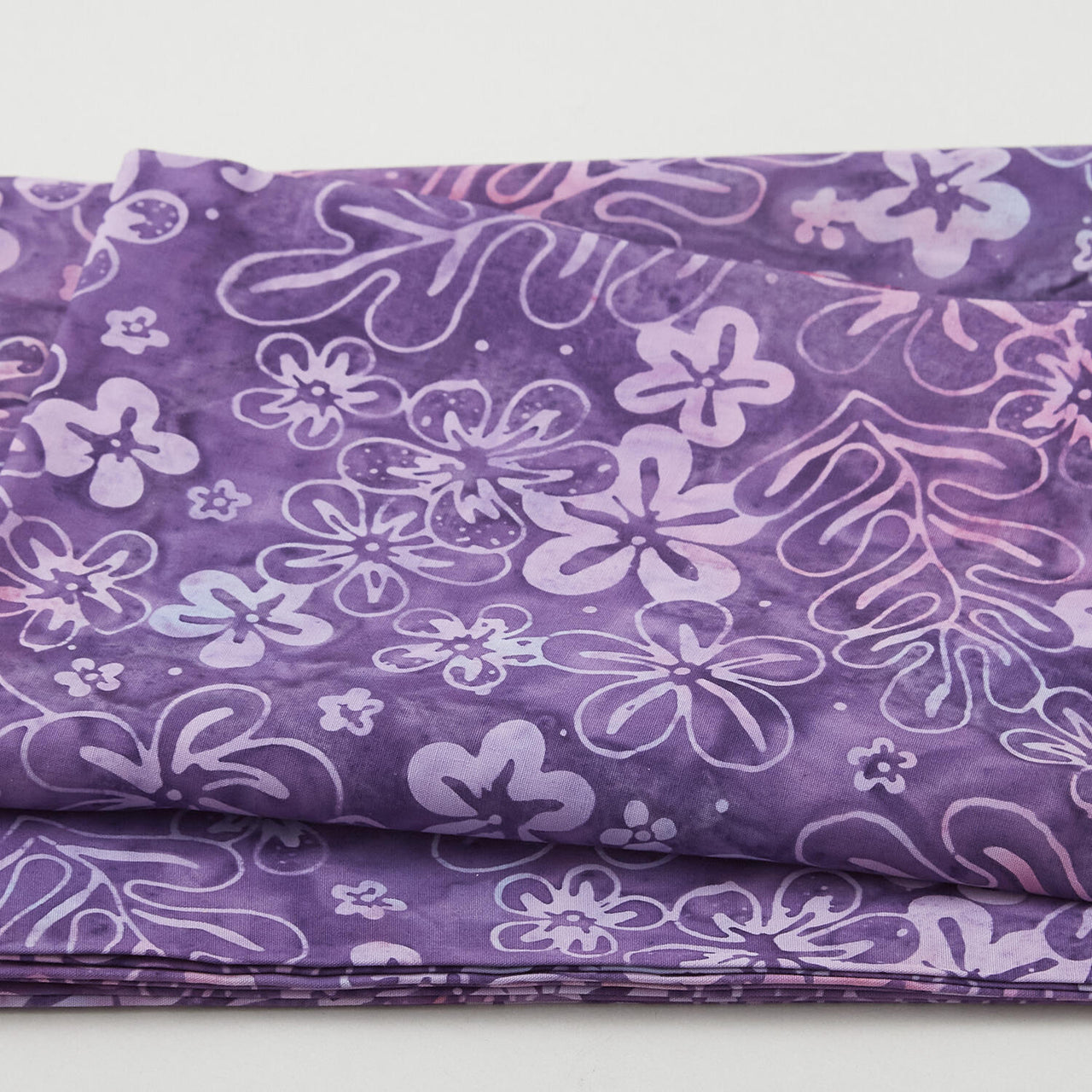 Java Batiks - Amethyst Floral Purple 2 Yard Cut