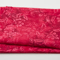 Java Batiks - Crimson Flourish Red/Pink 2 Yard Cut