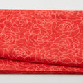 Java Batiks - Scarlet Roses Red/Pink 2 Yard Cut
