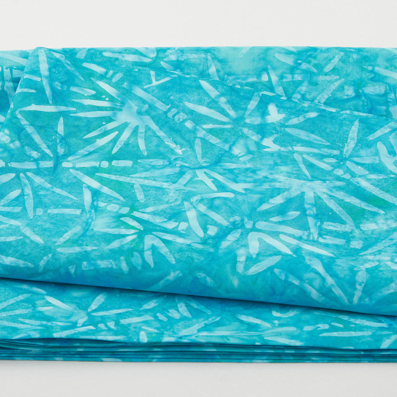 Java Batiks - Teal Bamboo Turquoise 2 Yard Cut
