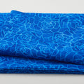 Java Batiks - Sapphire Roses Blue 3 Yard Cut