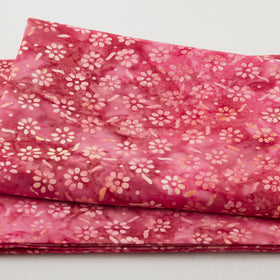 Java Batiks - Sunset Posy Orange 3 Yard Cut