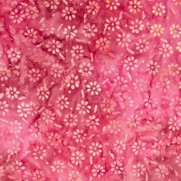 Java Batiks - Sunset Posy Orange 3 Yard Cut