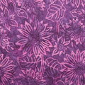 Java Batiks - Abundant Sunflowers Purple 3 Yard Cut