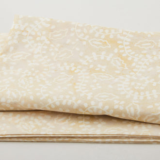 Java Batiks - Trailing Vine Tan 3 Yard Cut