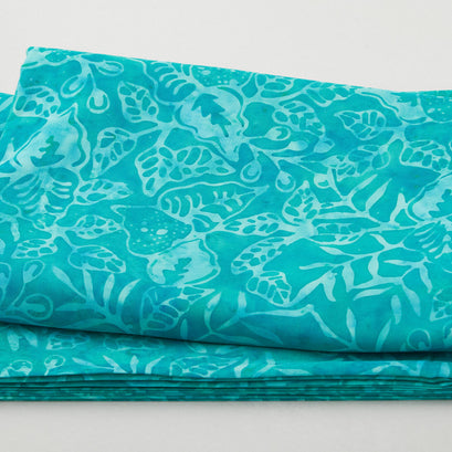 Java Batiks - Ocean Breeze Turquoise 3 Yard Cut