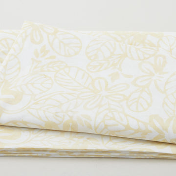 Java Batiks - Flower Stamp Tan 3 Yard Cut
