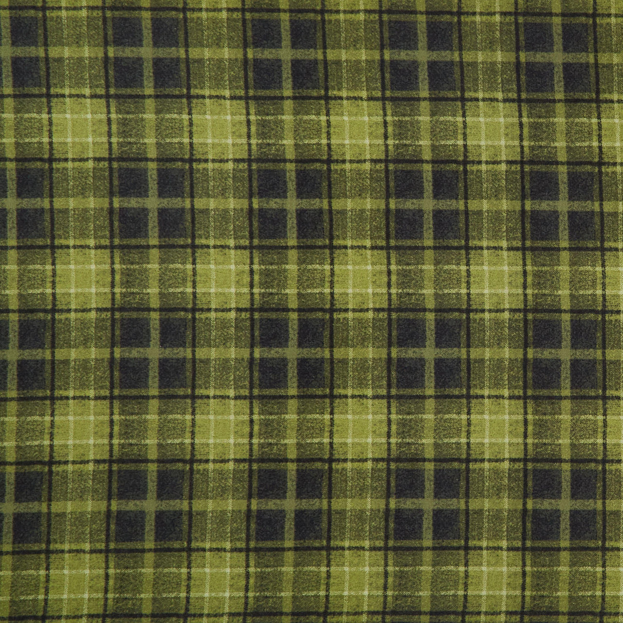 Holly Jolly Flannel - Big Plaid Green Yardage