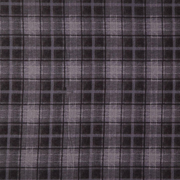 Holly Jolly Flannel - Big Plaid Black Yardage
