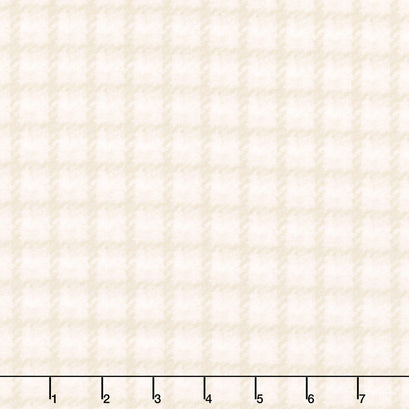 Holly Jolly Flannel - Plaid Cream Yardage