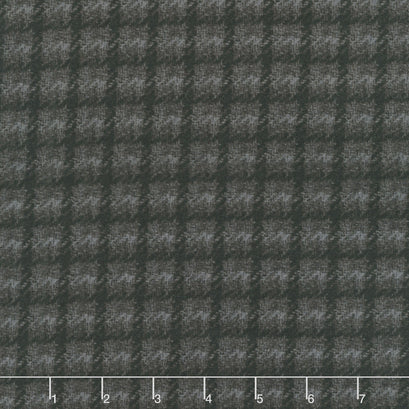 Holly Jolly Flannel - Plaid Black Yardage