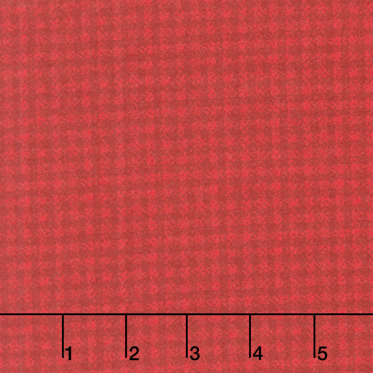 Holly Jolly Flannel - Texture Red Yardage