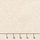 Winter Wreaths - Scattered Snow Cream Yardage