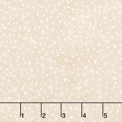 Winter Wreaths - Scattered Snow Cream Yardage