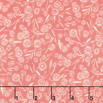 Cottage Flowers - Daisy Pink Yardage