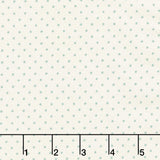 Cottage Flowers - Dot Green Yardage