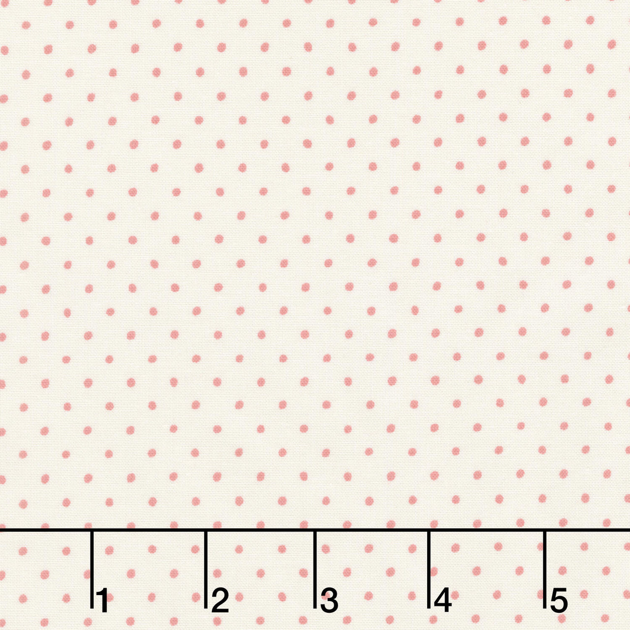 Cottage Flowers - Dot Red Yardage