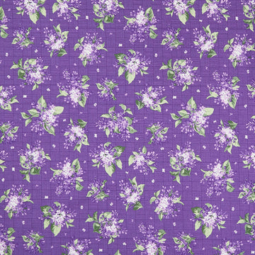 Lilac Lane - Bouquet Dark Purple Yardage