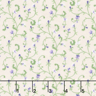Lilac Lane - Vine Cream Yardage