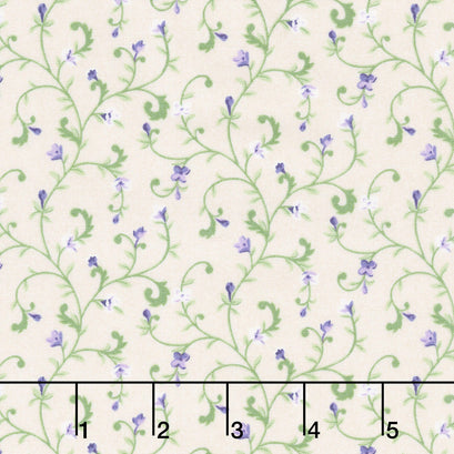 Lilac Lane - Vine Cream Yardage