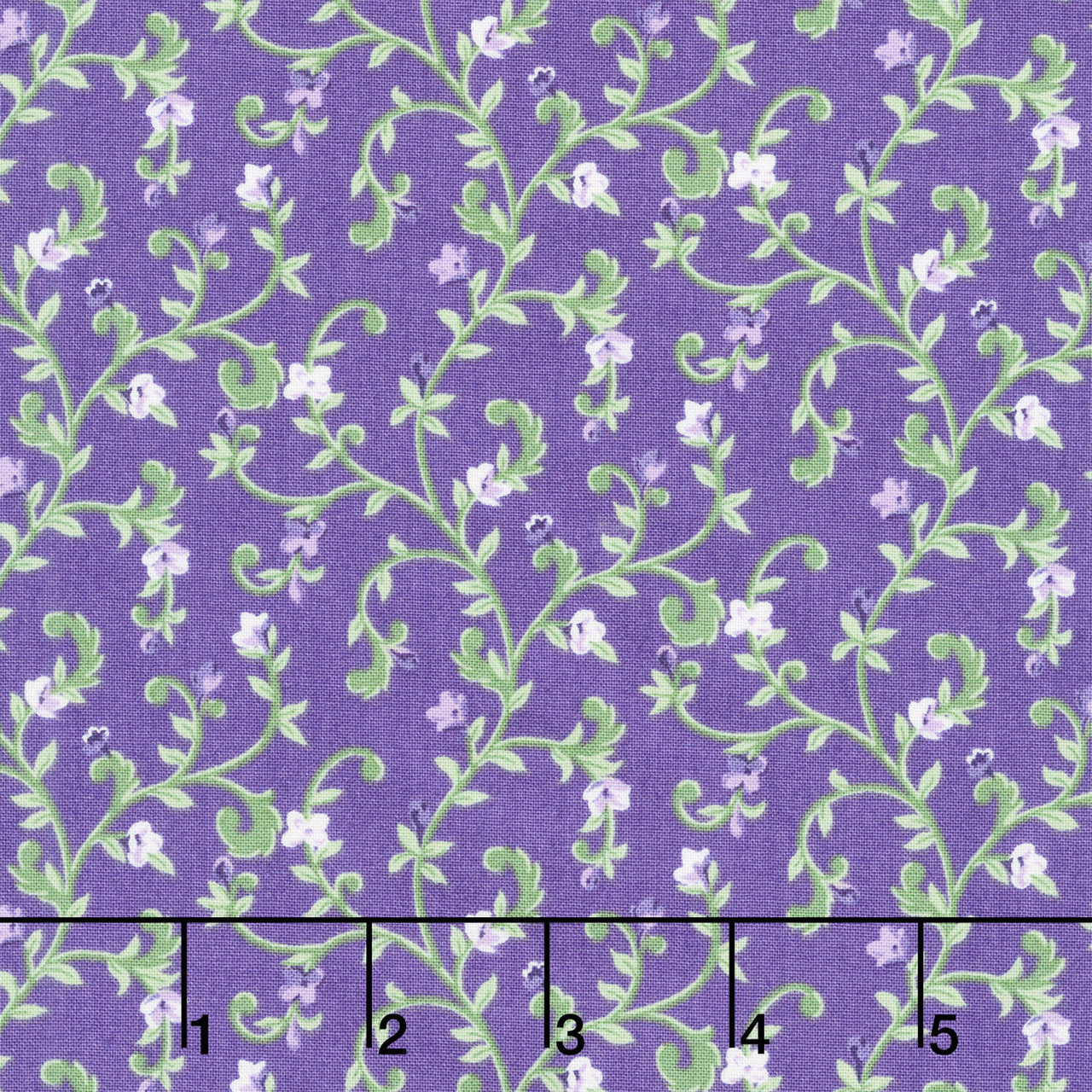 Lilac Lane - Vine Purple Yardage