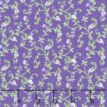 Lilac Lane - Vine Purple Yardage