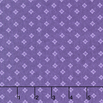 Lilac Lane - Geo Dark Purple Yardage