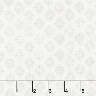 Patchwork Blue - Tiles Tan Yardage