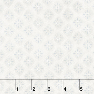 Patchwork Blue - Tiles Tan Yardage