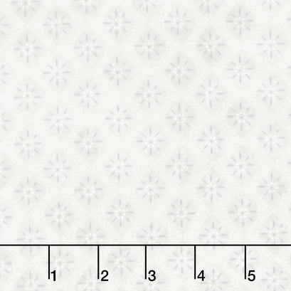 Patchwork Blue - Tiles Tan Yardage