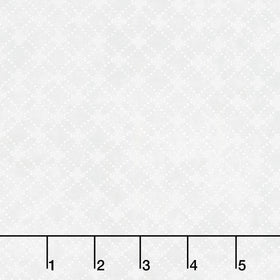 Patchwork Blue - Diamonds Cream Yardage