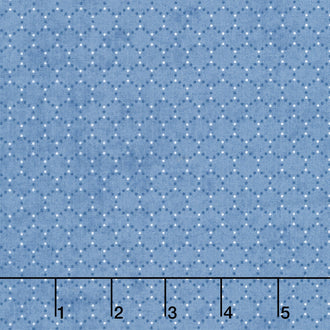 Patchwork Blue - Geometric Blue Yardage