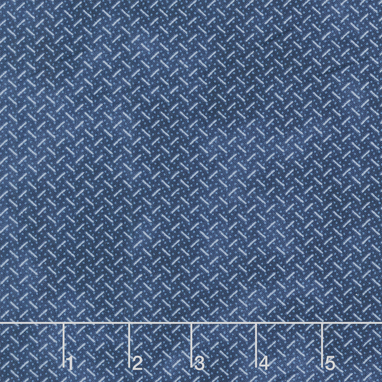 Patchwork Blue - Dashed Texture Navy Yardage
