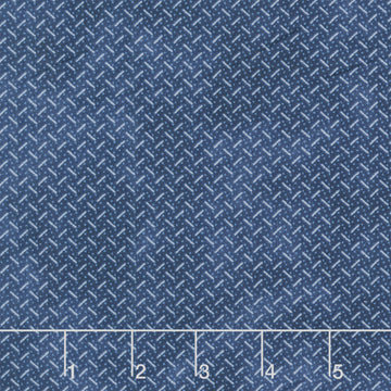 Patchwork Blue - Dashed Texture Navy Yardage