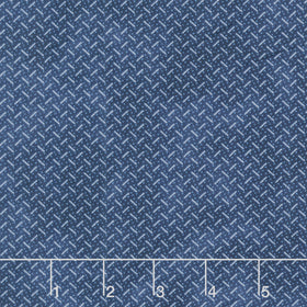 Patchwork Blue - Dashed Texture Navy Yardage