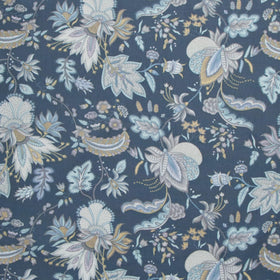 Daybreak - Jacobean Floral Blue Yardage