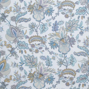 Daybreak - Jacobean Floral White Yardage