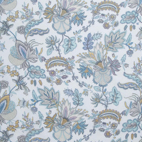 Daybreak - Jacobean Floral White Yardage