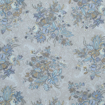 Daybreak - Bouquets Grey Yardage