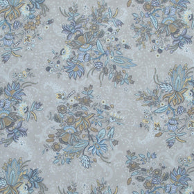 Daybreak - Bouquets Grey Yardage